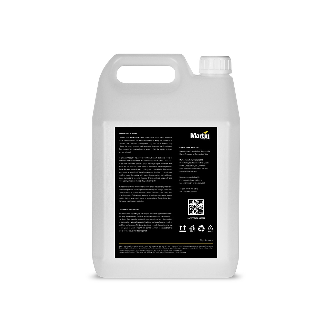 Жидкость для генераторов тумана MARTIN JEM Pro-Fog Fluid 5л